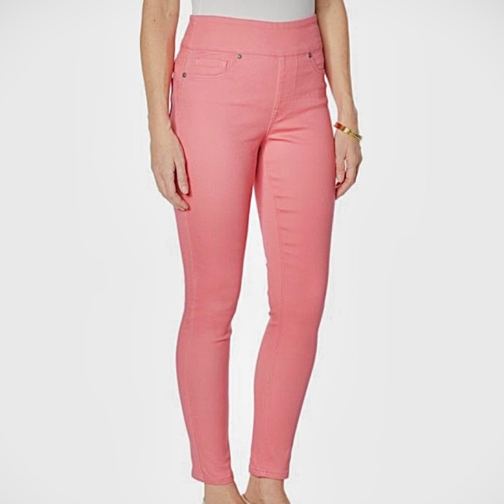 New DG2 Women’s Skinny Jean Pant Stretch Denim Pull On Ankle Length Spice XXS